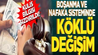 Kulis bilgisi sızdırıldı! Boşanma ve nafaka sisteminde köklü değişim